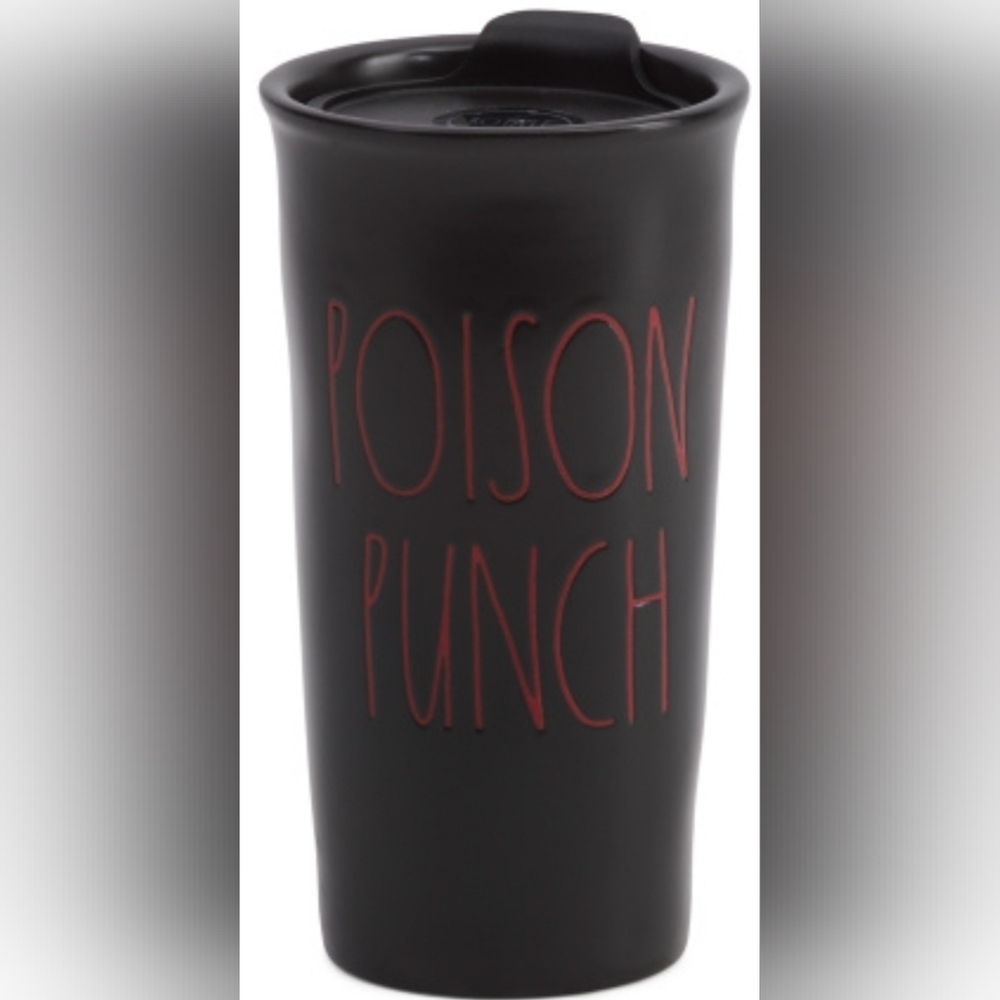 Rae Dunn Poison Punch Ceramic Travel Mug